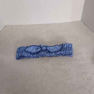 Longaberger Gathered Fabric Basket Garter Century Celebrations Star 10"